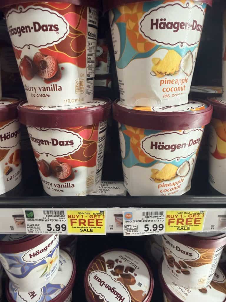 haagen dazs ice cream kroger shelf image (2)