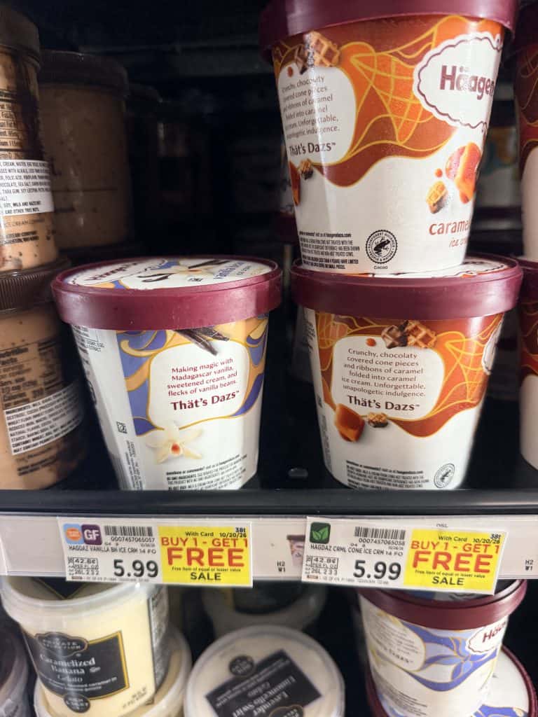 haagen dazs ice cream kroger shelf image (2)
