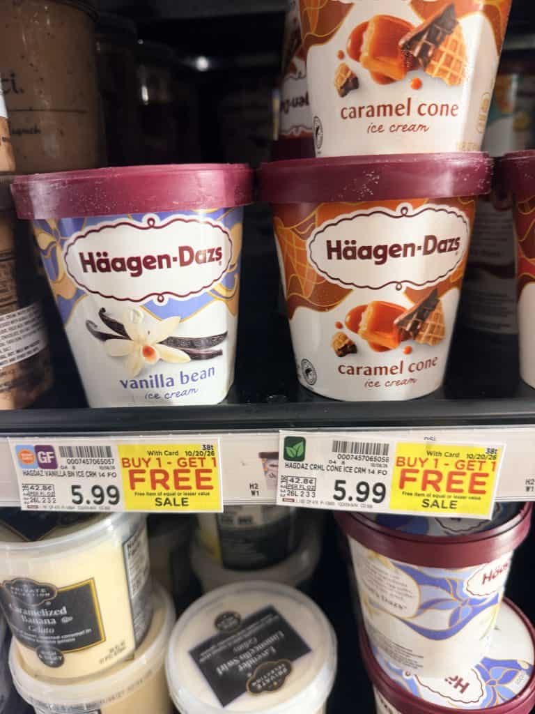 haagen dazs ice cream kroger shelf image (2)