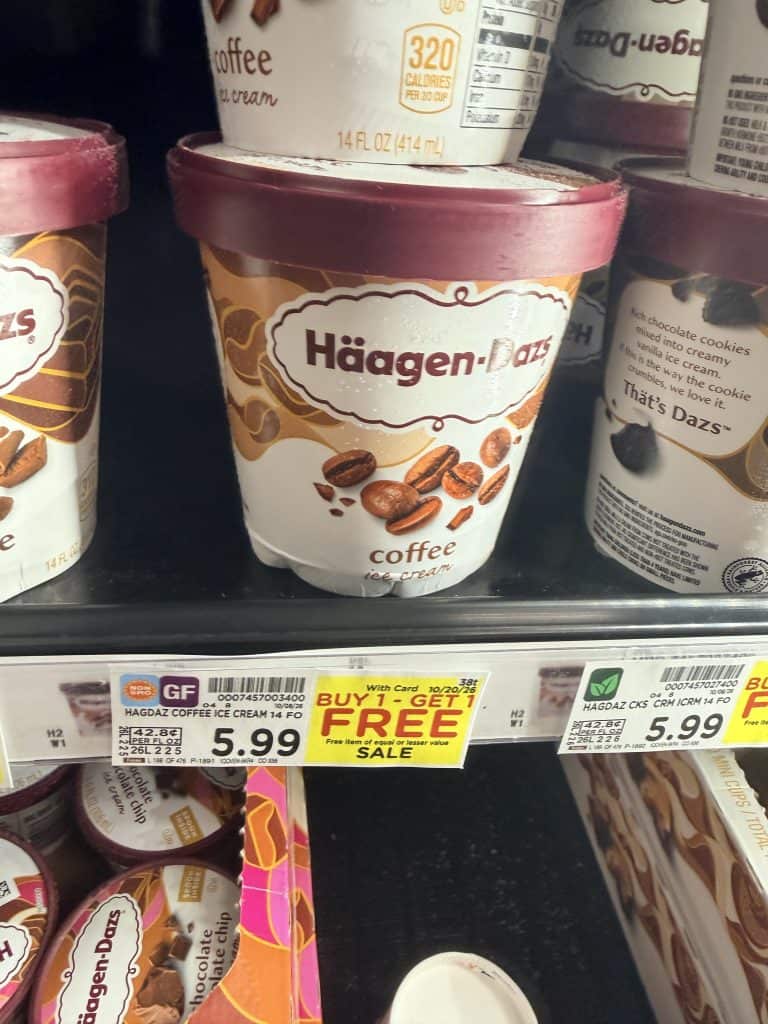 haagen dazs ice cream kroger shelf image (2)