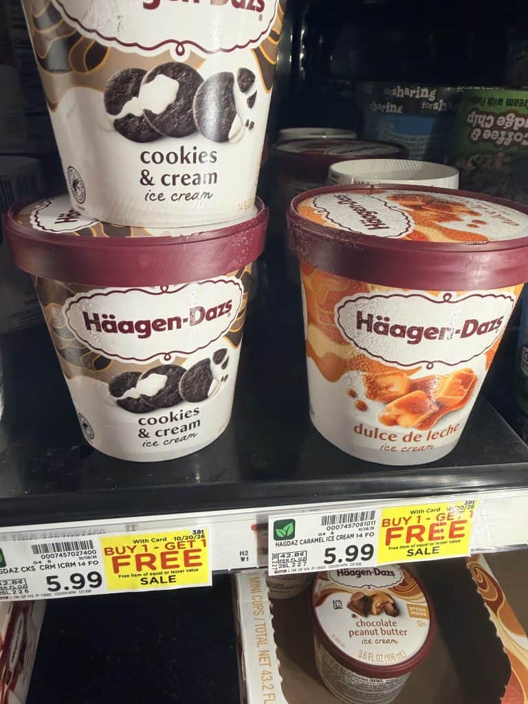 haagen dazs ice cream kroger shelf image (2)