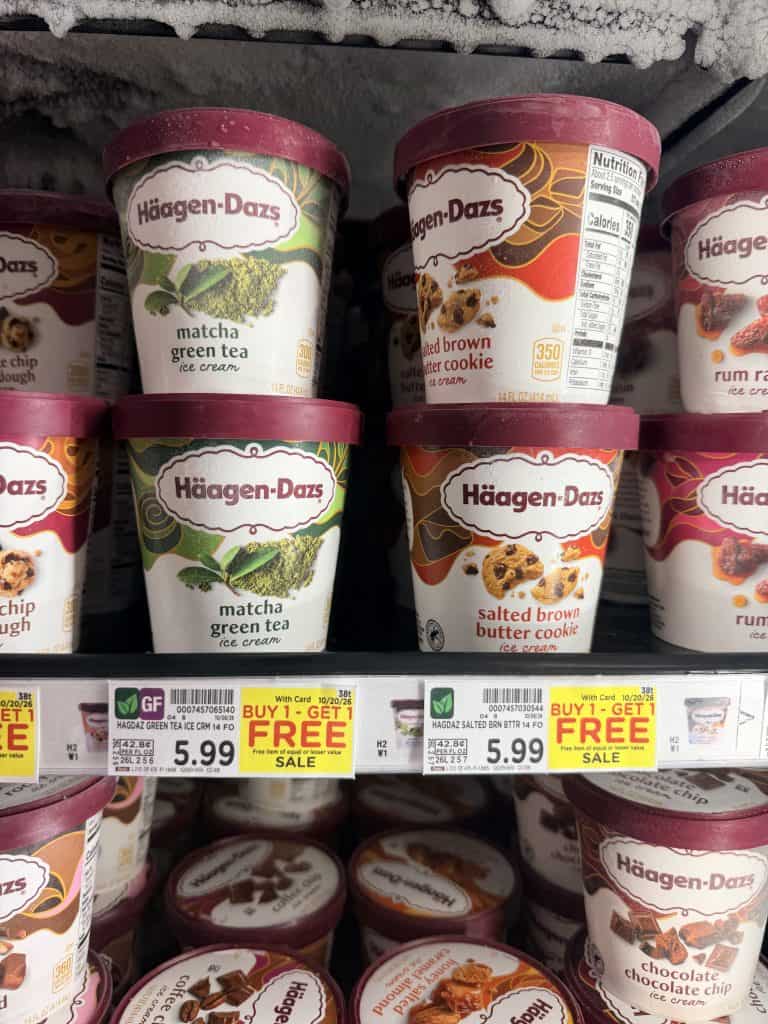 haagen dazs ice cream kroger shelf image (2)