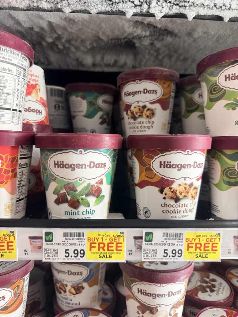 haagen dazs ice cream kroger shelf image (2)