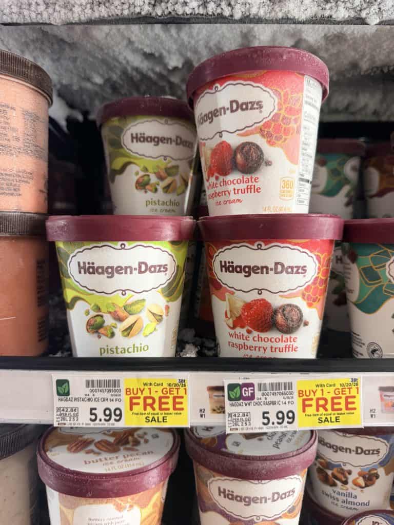 haagen dazs ice cream kroger shelf image (2)