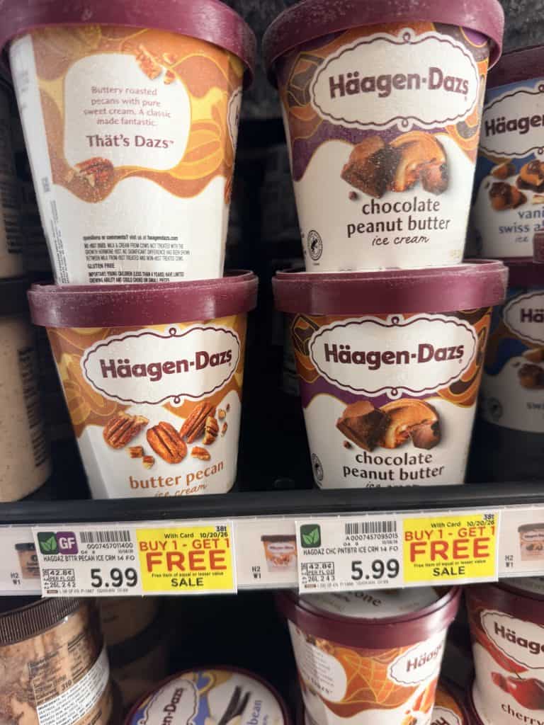 haagen dazs ice cream kroger shelf image (2)