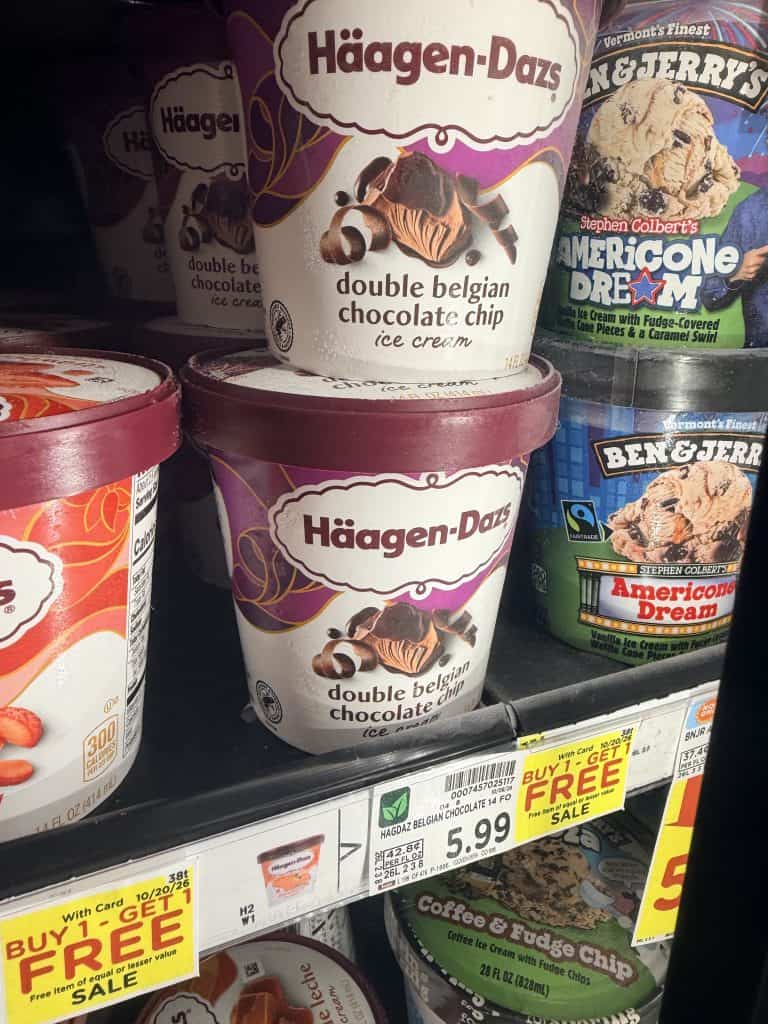 haagen dazs ice cream kroger shelf image (2)