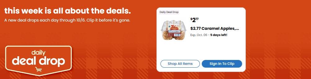 kroger daily deal drop