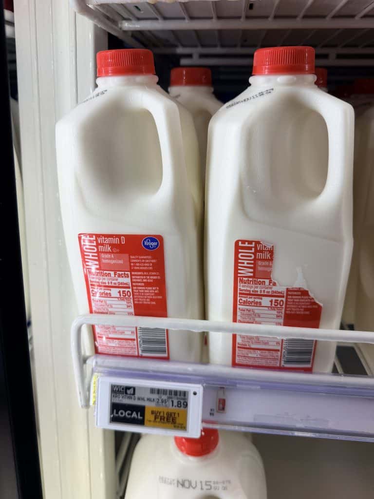 kroger milk shelf image (2)