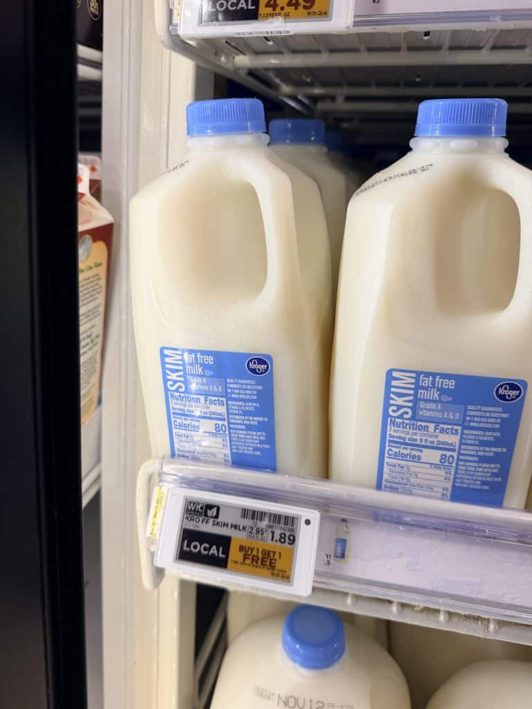 kroger milk shelf image (2)