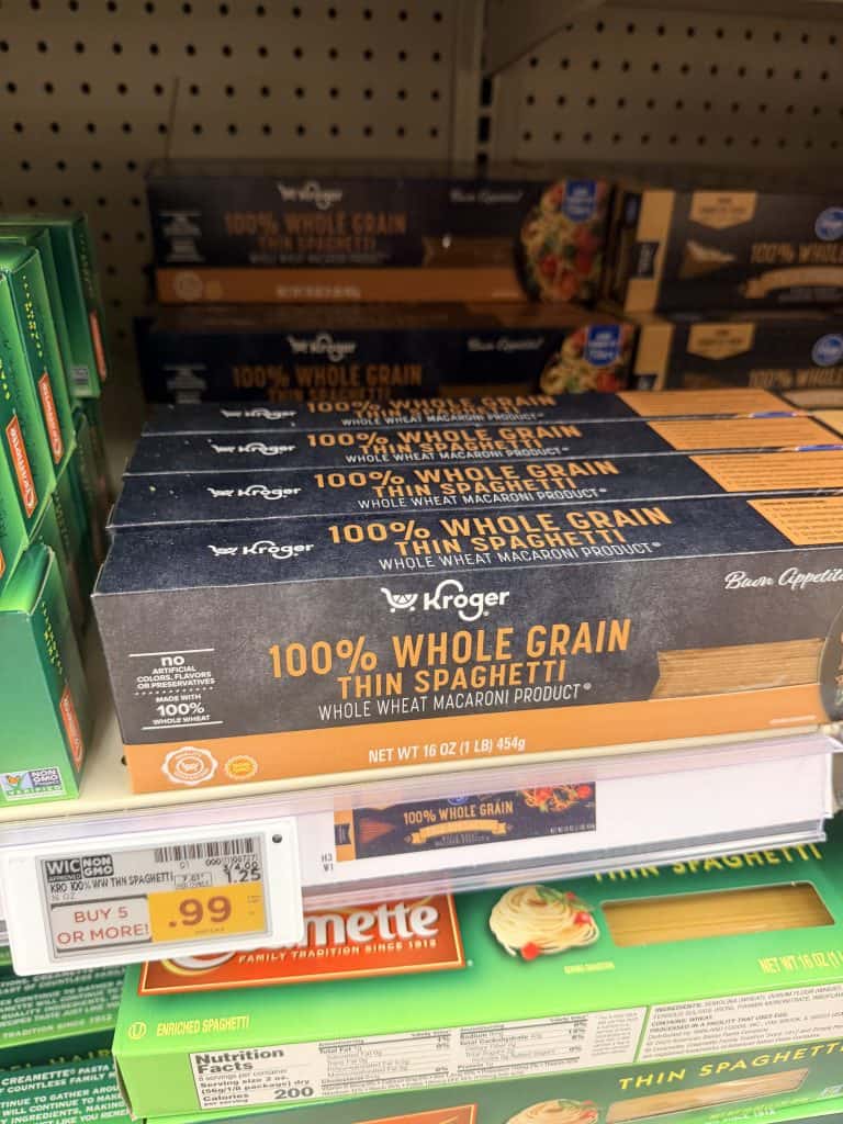 kroger pasta shelf image (3)