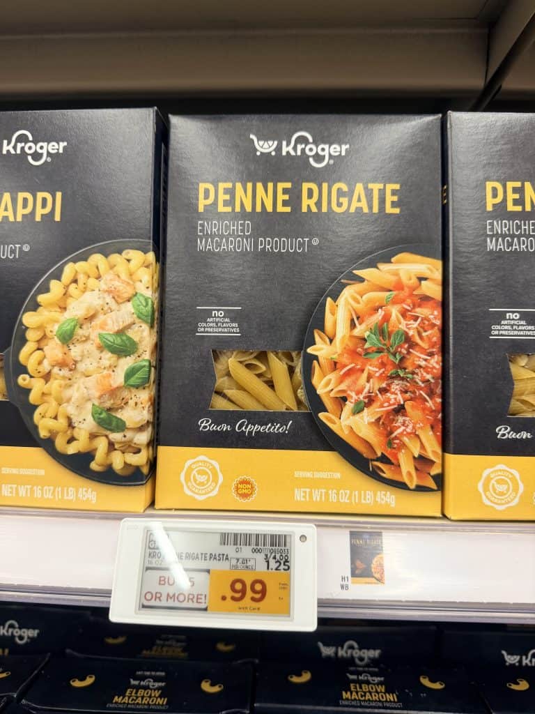 kroger pasta shelf image (3)