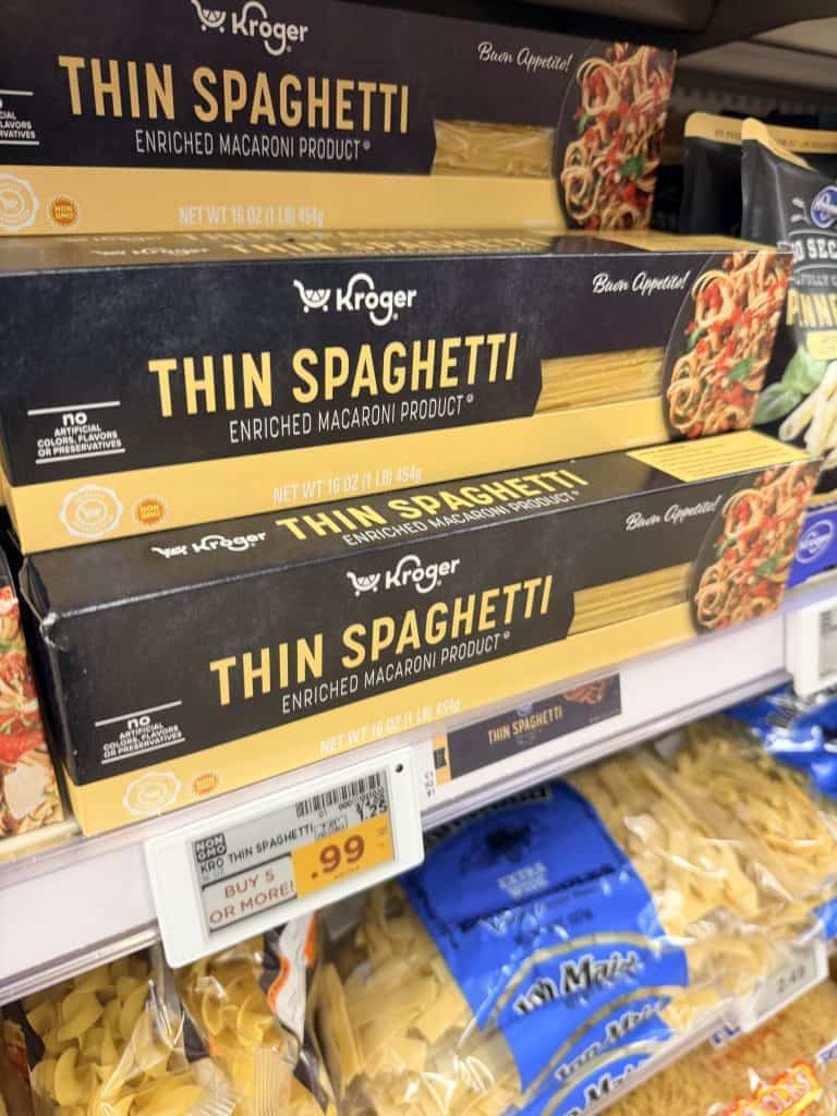 kroger pasta shelf image (3)