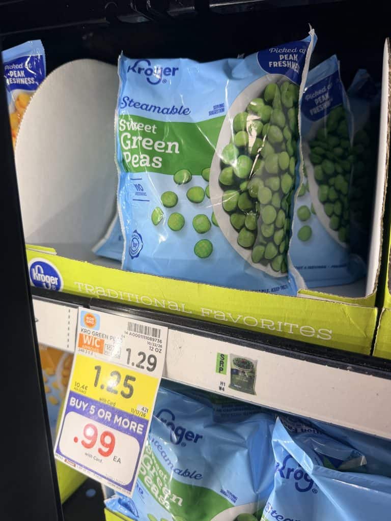 kroger steamables veggies shelf image (5)