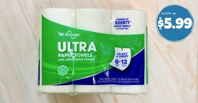 kroger ultra paper towels kroger krazy