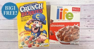 life and cap'n crunch cereal kroger krazy