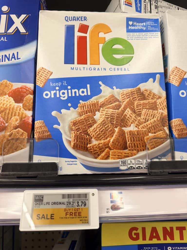 life cereal kroger shelf image (1)