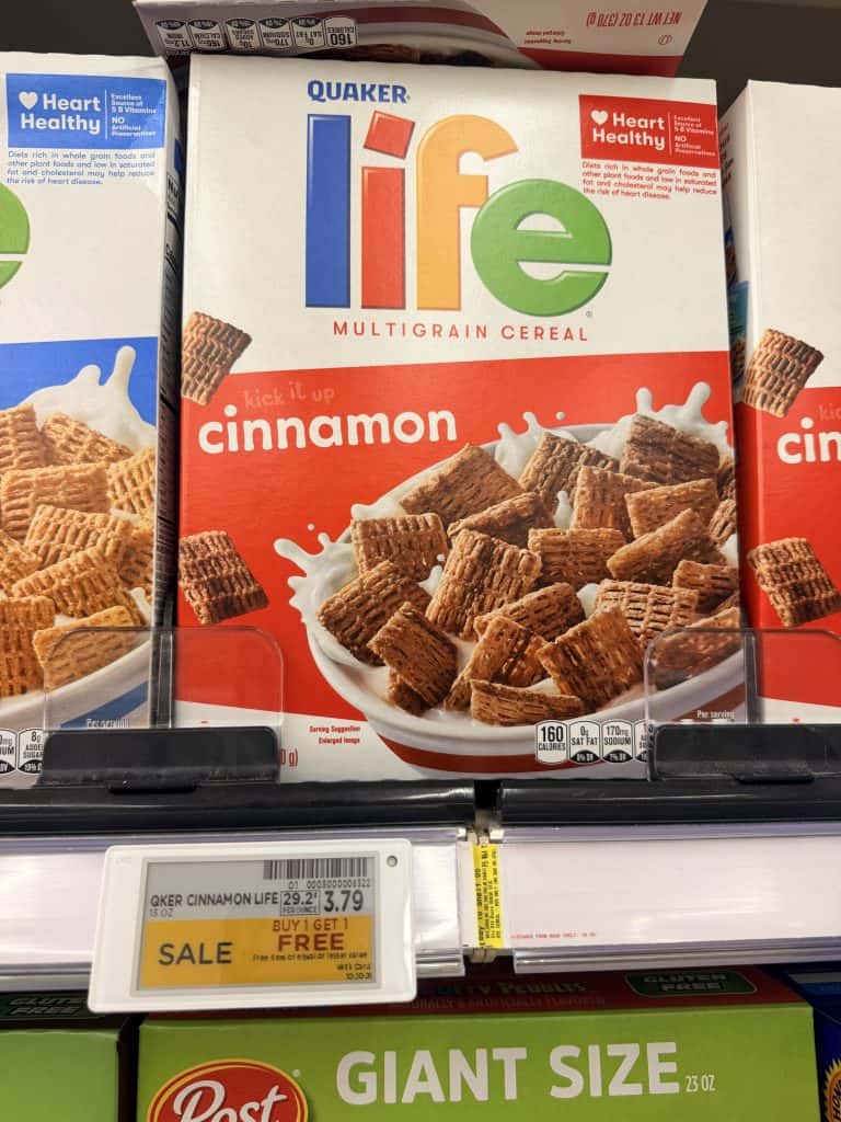 life cereal kroger shelf image (1)