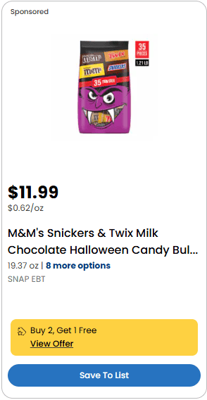 mars halloween candy kroger price image 2