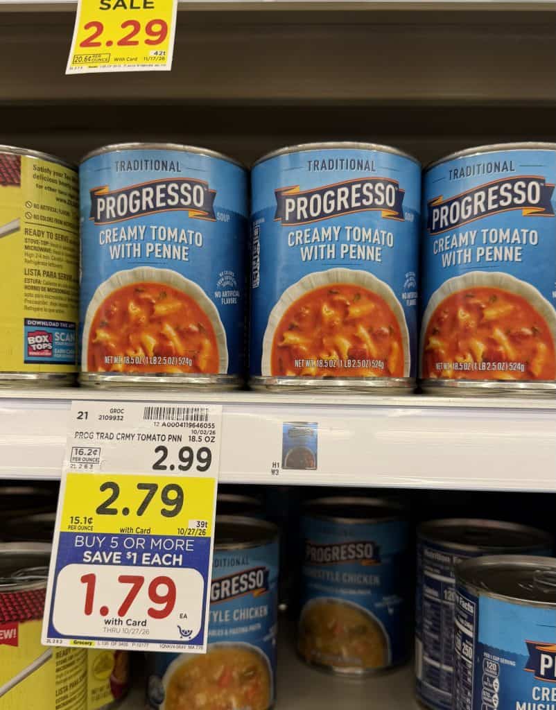 progresso soups kroger shelf image (1)