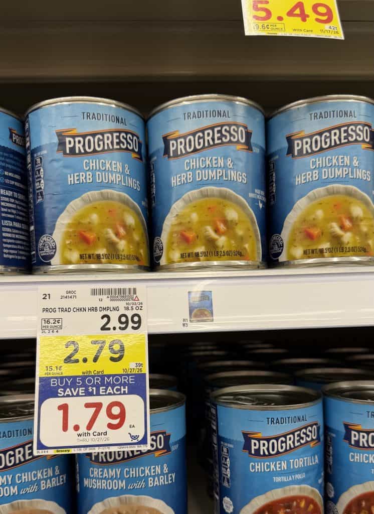 progresso soups kroger shelf image (1)
