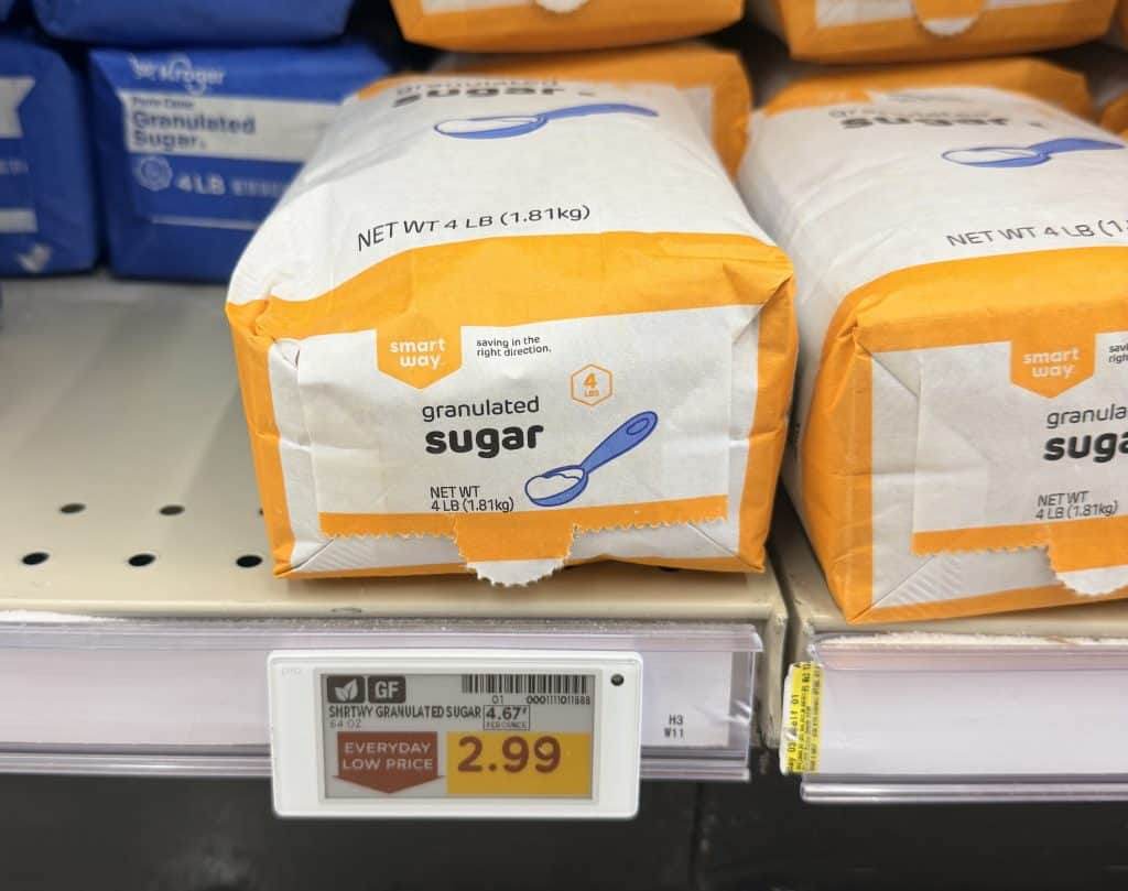 smartway sugar kroger shelf image
