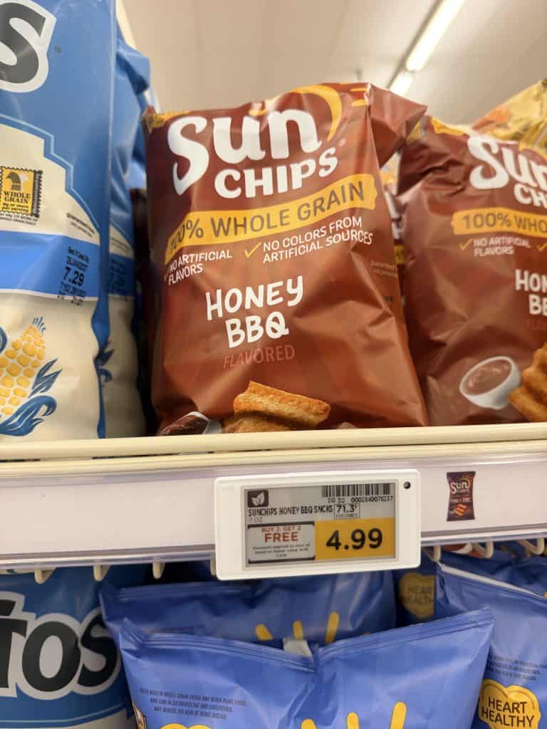 sunchips, doritos and ruffles kroger shelf image (26)
