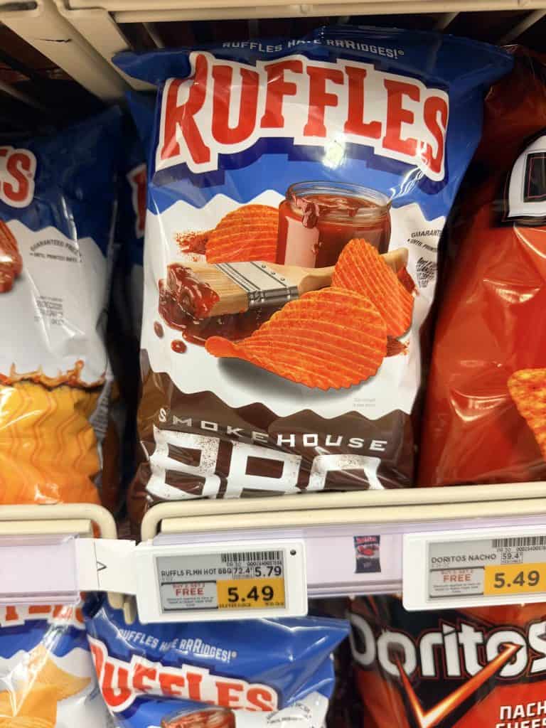 sunchips, doritos and ruffles kroger shelf image (26)