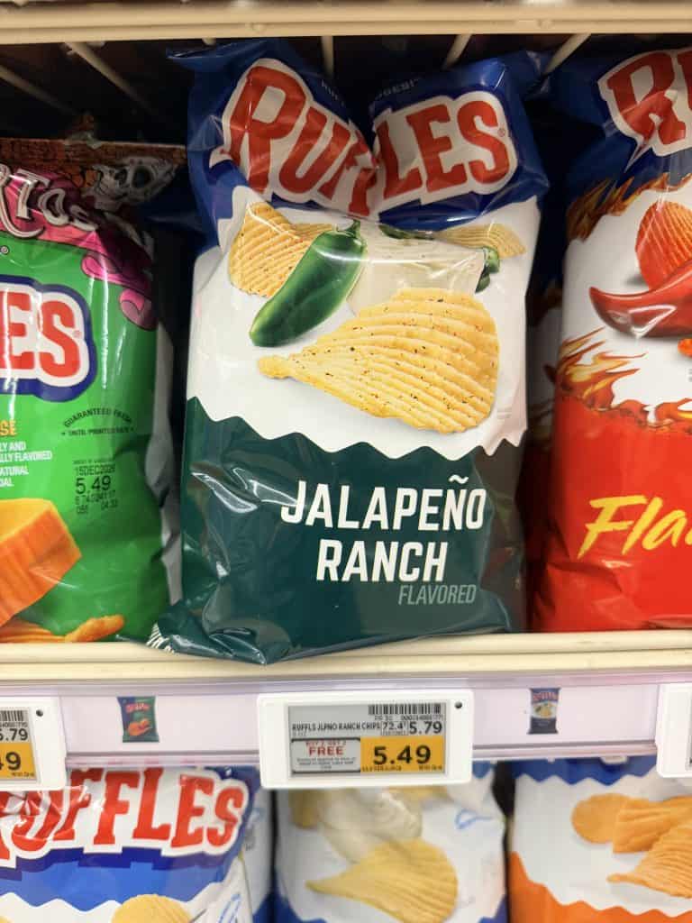 sunchips, doritos and ruffles kroger shelf image (26)