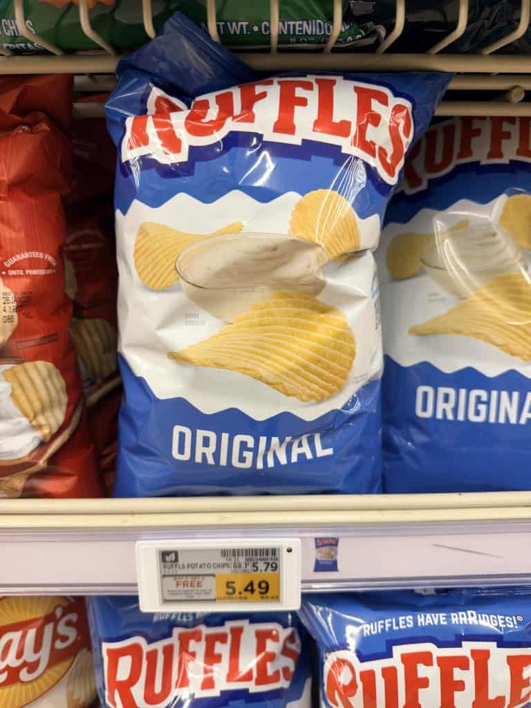 sunchips, doritos and ruffles kroger shelf image (26)