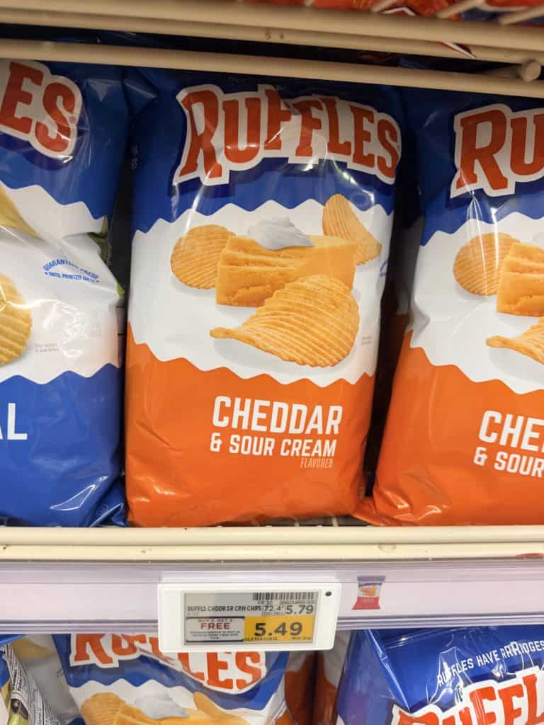sunchips, doritos and ruffles kroger shelf image (26)