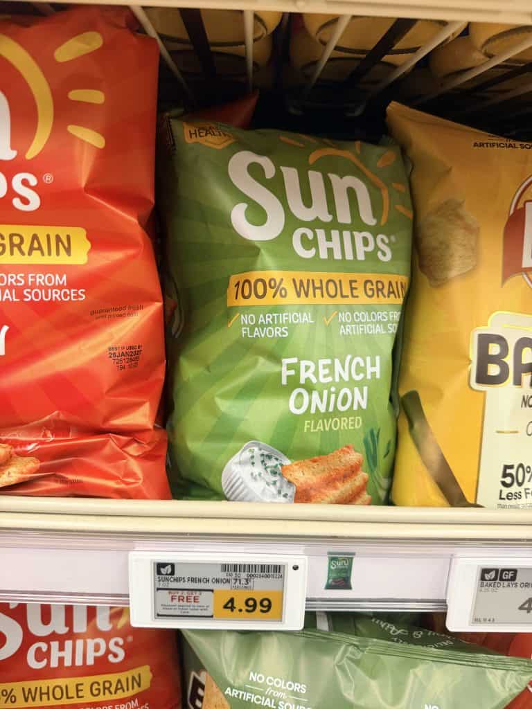 sunchips, doritos and ruffles kroger shelf image (26)