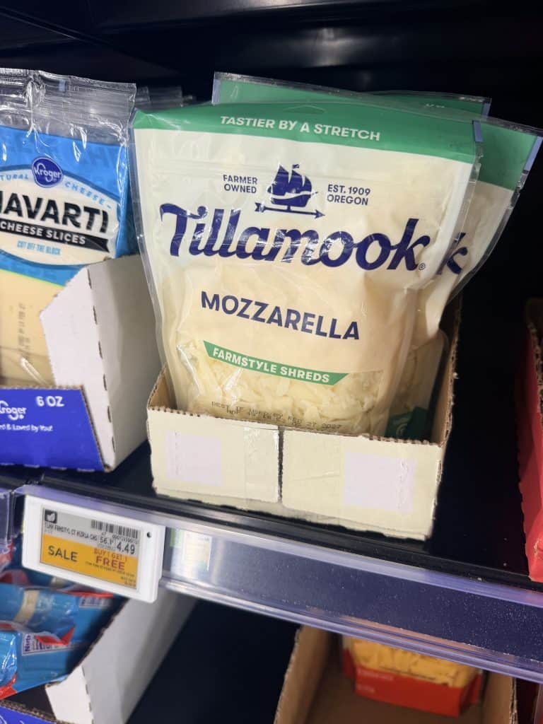 tillamook cheese kroger shelf image (2)